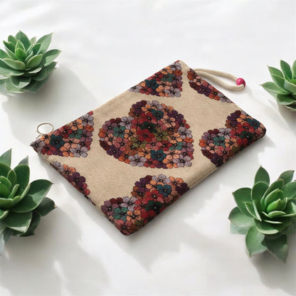 Clutch-Tasche Herz